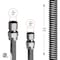 Flextron Gas Line Hose 3/8'' O.D. x 12'' Length 1/2" x 3/8" FIP Fittings, Stainless Steel Flexible Connector FTGC-SS14-12E - alternate 5
